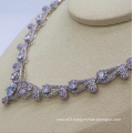 Fashional bling bling zircon jewelry wedding necklace for bridal  NE-215